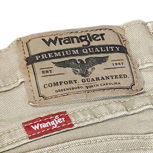 WRANGLER MEN'S Jean's size 40x30 Tan Beige Western Wear Premium Quality Cotton‎